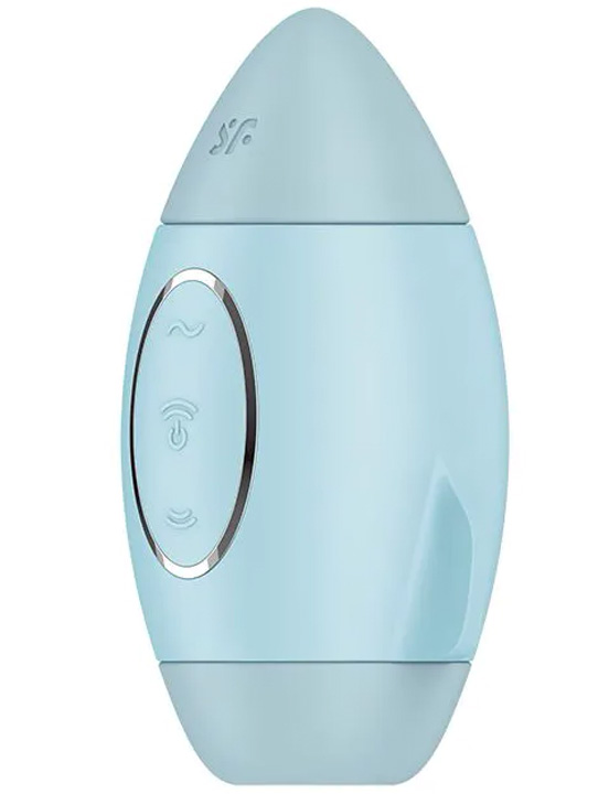 картинка Вакуумно-волновой вибростимулятор Satisfyer Mission Control, голубой от магазина ErosMania