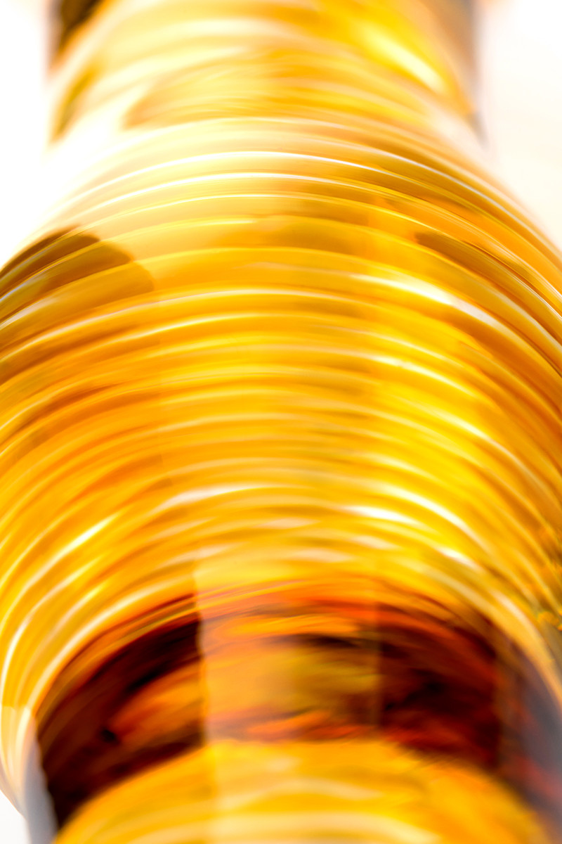 картинка Двусторонний фаллоимитатор Sexus Glass, стекло, прозрачный, 18 см от магазина ErosMania