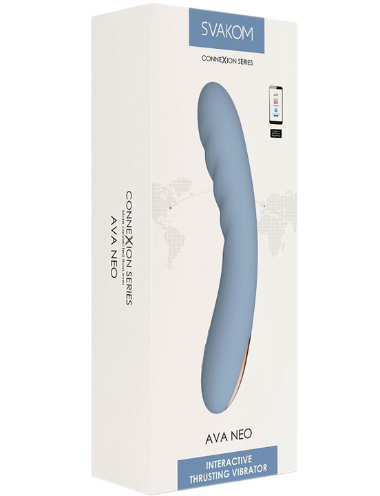картинка Вибромассажёр AVA NEO интерактивный с возвратно-поступательными движениями от магазина ErosMania