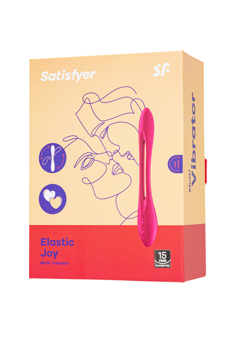 картинка Многофункциональный вибратор для пар Satisfyer Elastic Joy, красный от магазина ErosMania