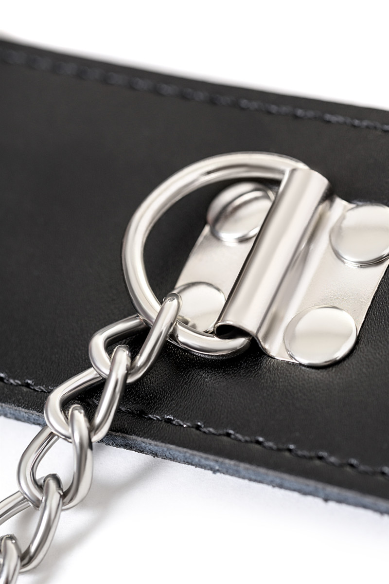 картинка Комплект бондажный TOYFA Theatre, кожанный, черный от магазина ErosMania