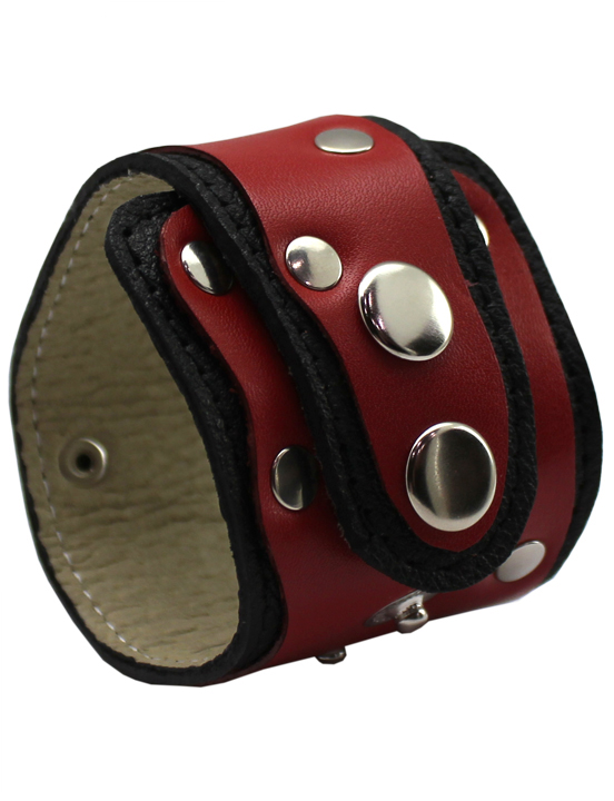 картинка Браслет чёрно-красный «треугольник», размер универсальный от магазина ErosMania