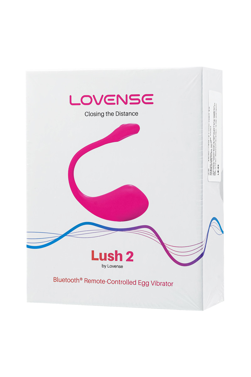 картинка Виброяйцо LOVENSE Lush 2, силикон, розовый, 18 см от магазина ErosMania