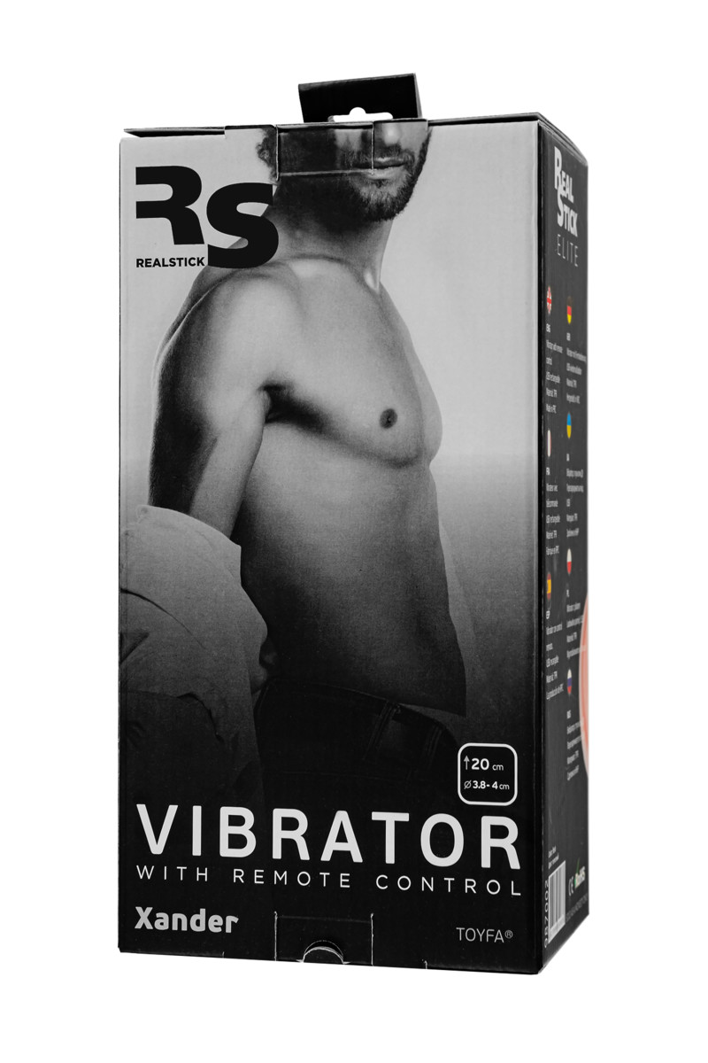 картинка Ротатор с пультом ДУ TOYFA RealStick Elite REMOTE, TPR, перезаряжаемый, 10 режимов ротации, телесный от магазина ErosMania