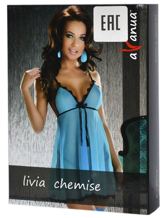 картинка Платье Livia, голубое, L/XL от магазина ErosMania