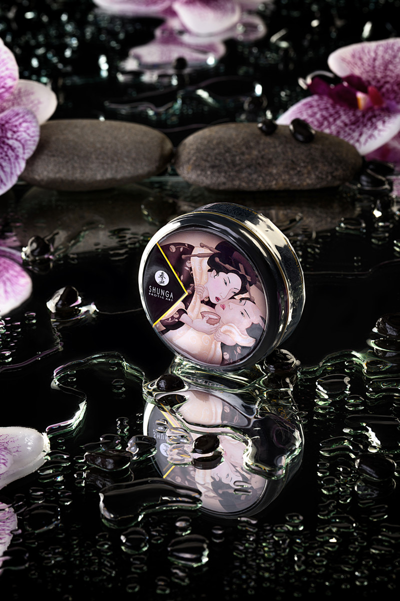 картинка Массажное аромамасло Shunga Excitation, шоколад, 30 мл от магазина ErosMania