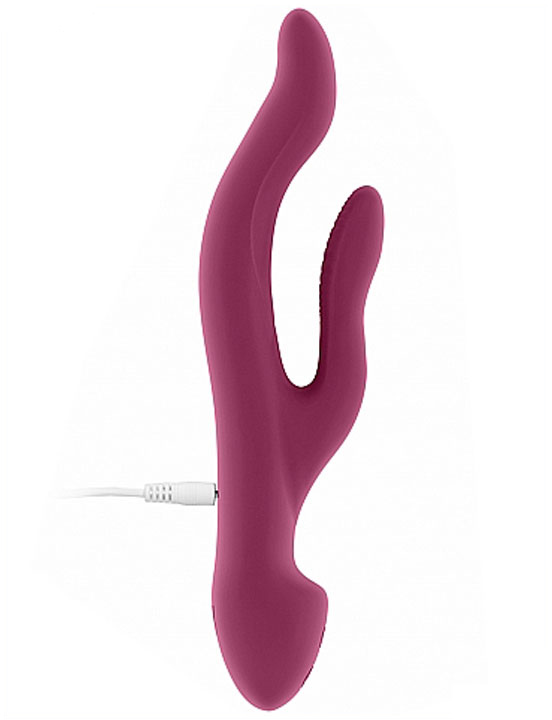 картинка Вибратор гибкий двойной Keira, USB, 27x213 мм от магазина ErosMania