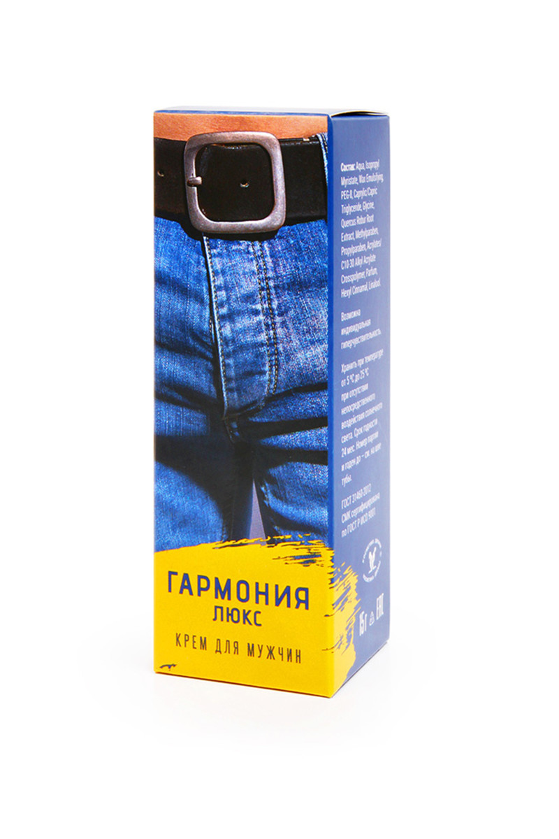картинка Крем-пролонгатор «Гармония люкс» для мужчин, 15 г, от магазина ErosMania