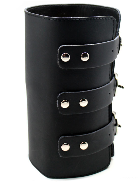 картинка Манжета, 3 застёжки, чёрная от магазина ErosMania