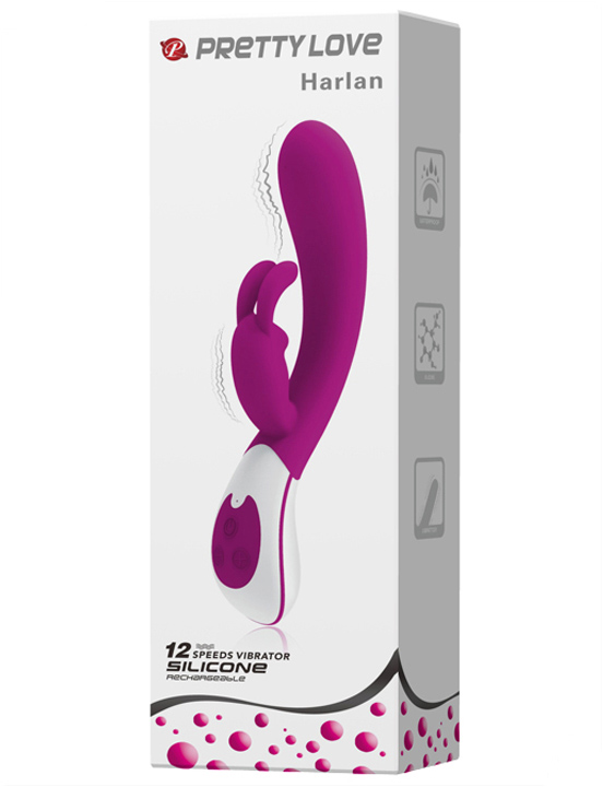 картинка Вибратор HARLAN, 12 видов вибрации, 35x215 мм от магазина ErosMania