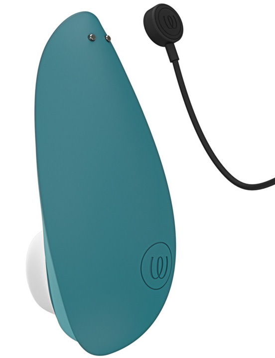 картинка Стимулятор клитора Womanizer Liberty 2, тёмно-бирюзовый от магазина ErosMania
