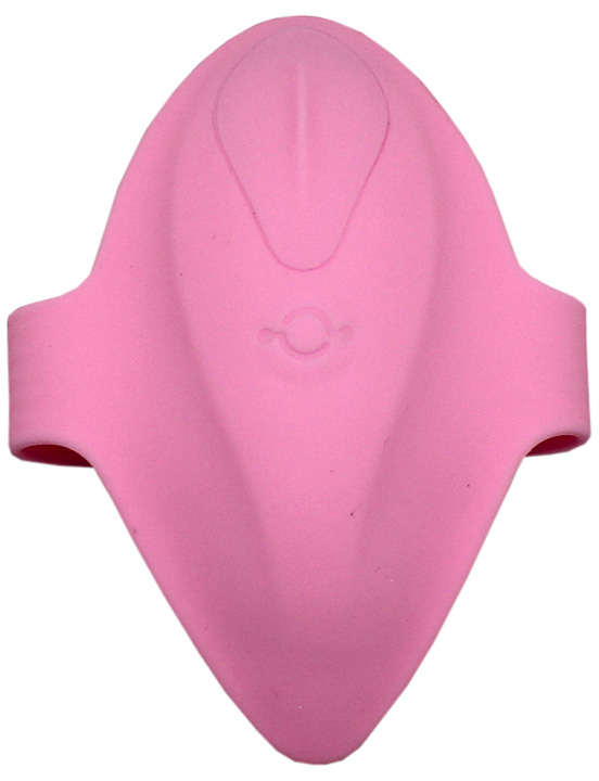 картинка Миниатюрный вибратор в трусики с приложением, нежно-розовый от магазина ErosMania