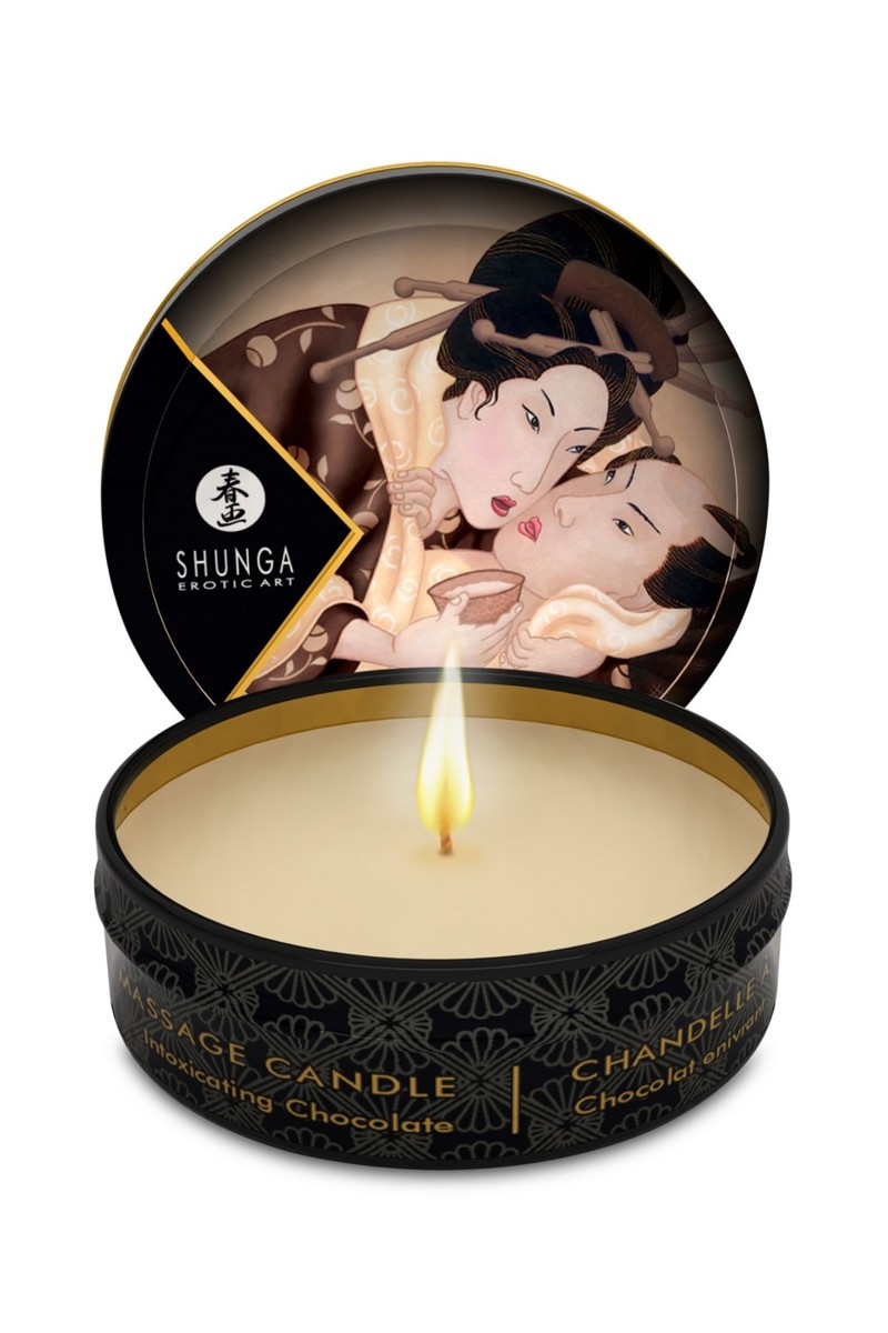 картинка Массажное аромамасло Shunga Excitation, шоколад, 30 мл от магазина ErosMania