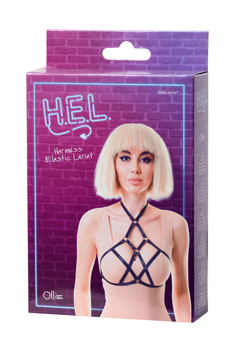 картинка Стреп H.E.L. Ollie, текстиль, черный, OS от магазина ErosMania