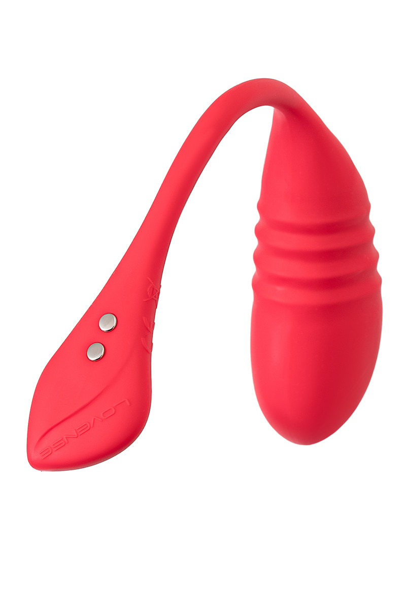 картинка Виброяйцо LOVENSE Vulse, силикон, красный, 20,3 см от магазина ErosMania