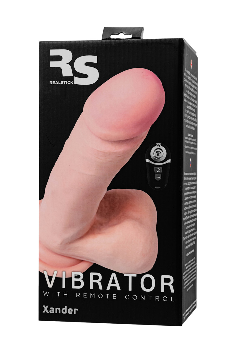 картинка Ротатор с пультом ДУ TOYFA RealStick Elite REMOTE, TPR, перезаряжаемый, 10 режимов ротации, телесный от магазина ErosMania