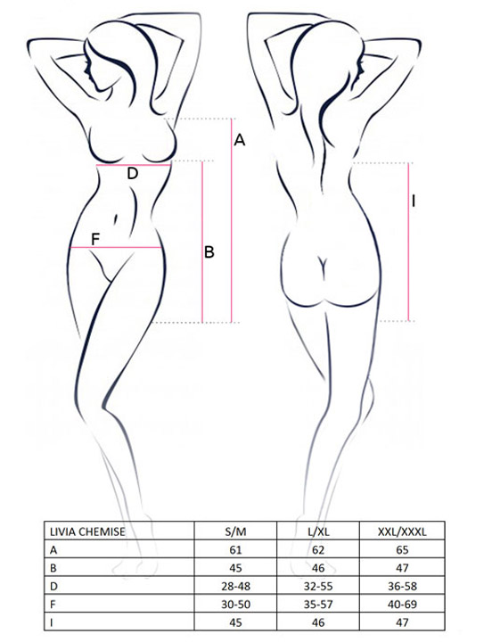 картинка Платье Livia, голубое, L/XL от магазина ErosMania