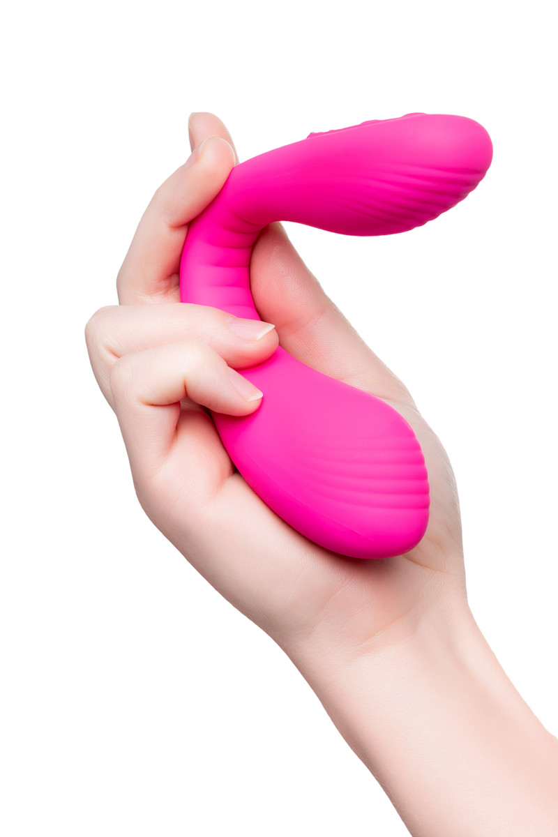 картинка Многофункциональный стимулятор для пар LOVENSE Quake (Dolce), силикон, розовый, 20 см от магазина ErosMania