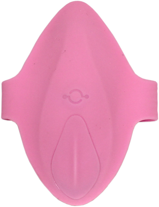 картинка Миниатюрный вибратор в трусики с приложением, нежно-розовый от магазина ErosMania