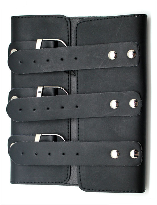 картинка Манжета, 3 застёжки, чёрная от магазина ErosMania