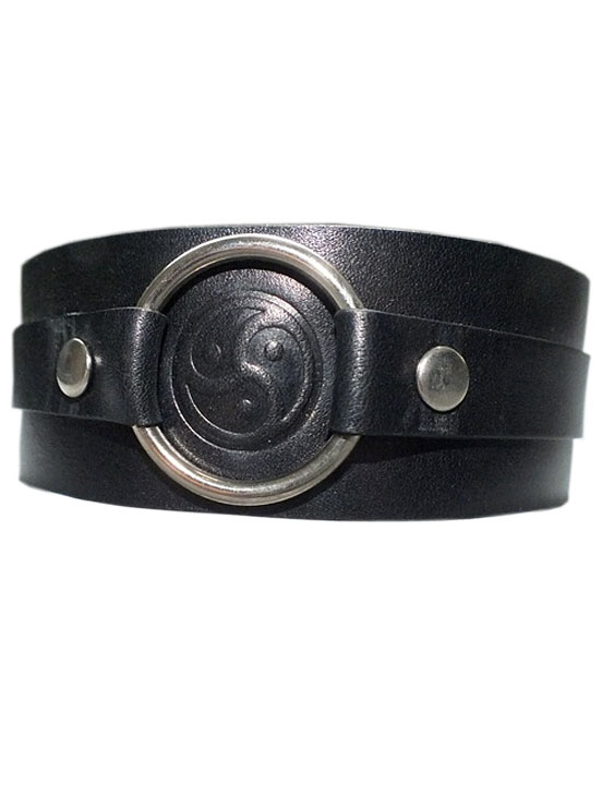 картинка Ошейник с кольцом, чёрный, размер универсальный от магазина ErosMania