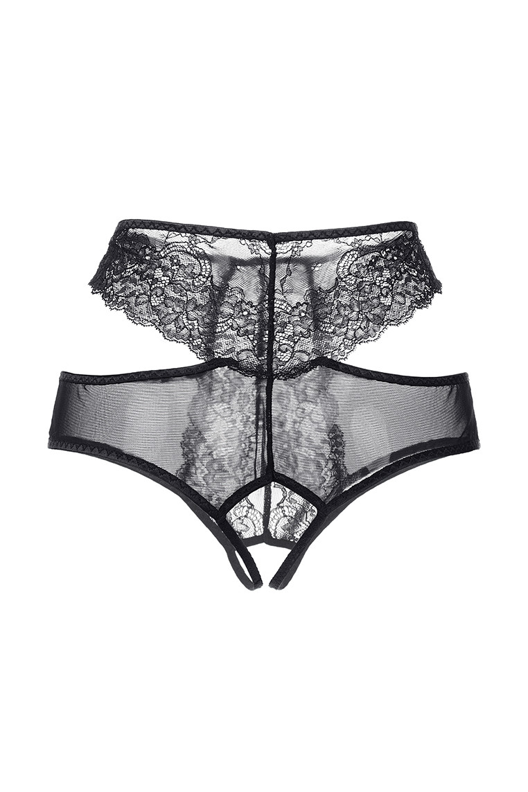 картинка Эротические трусики Erolanta Charlotte, черный (54-56) от магазина ErosMania