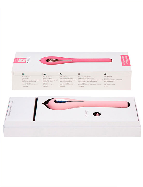 картинка Вибростимулятор Siime Eye, с камерой, нежно-розовый от магазина ErosMania