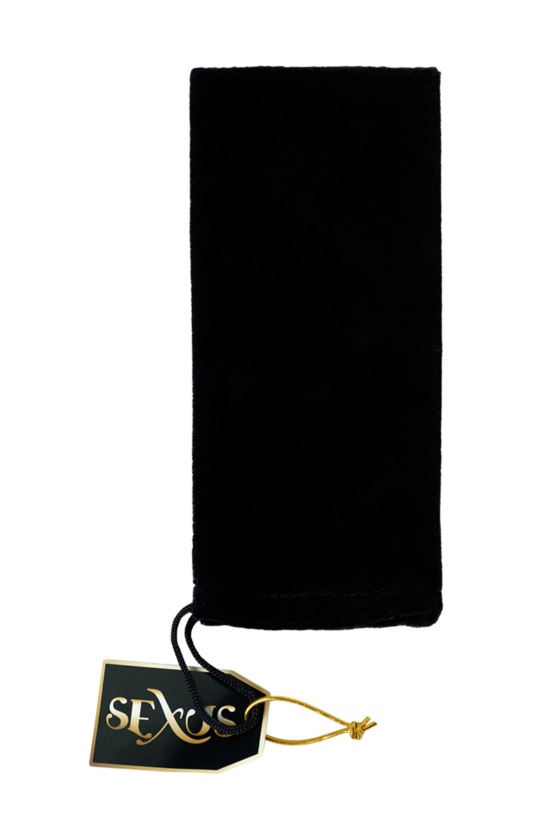 картинка Двусторонний фаллоимитатор Sexus Glass, стекло, прозрачный, 20 см от магазина ErosMania