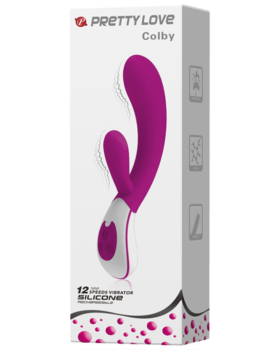 картинка Вибратор COLBY, 12 видов вибрации, 35x215 мм от магазина ErosMania