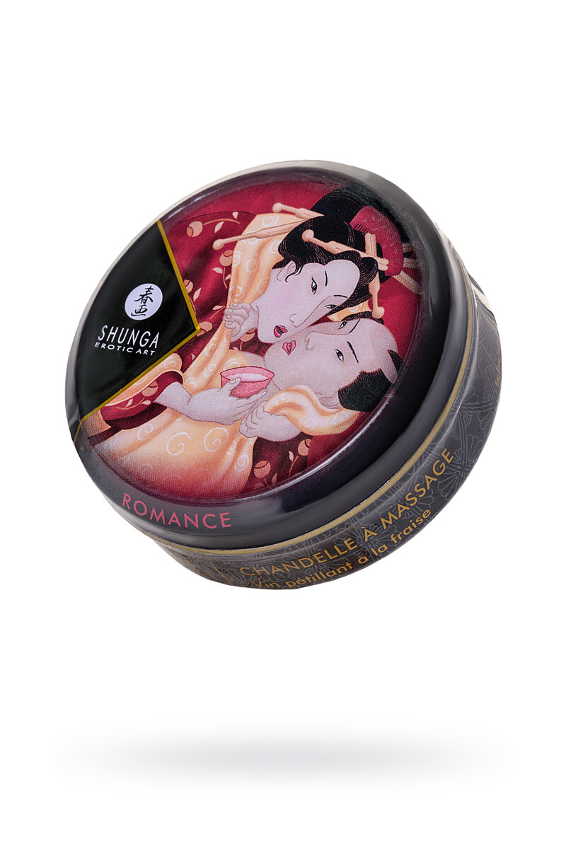 картинка Массажное аромамасло Shunga Romance, клубника и шампанское, 30 мл от магазина ErosMania