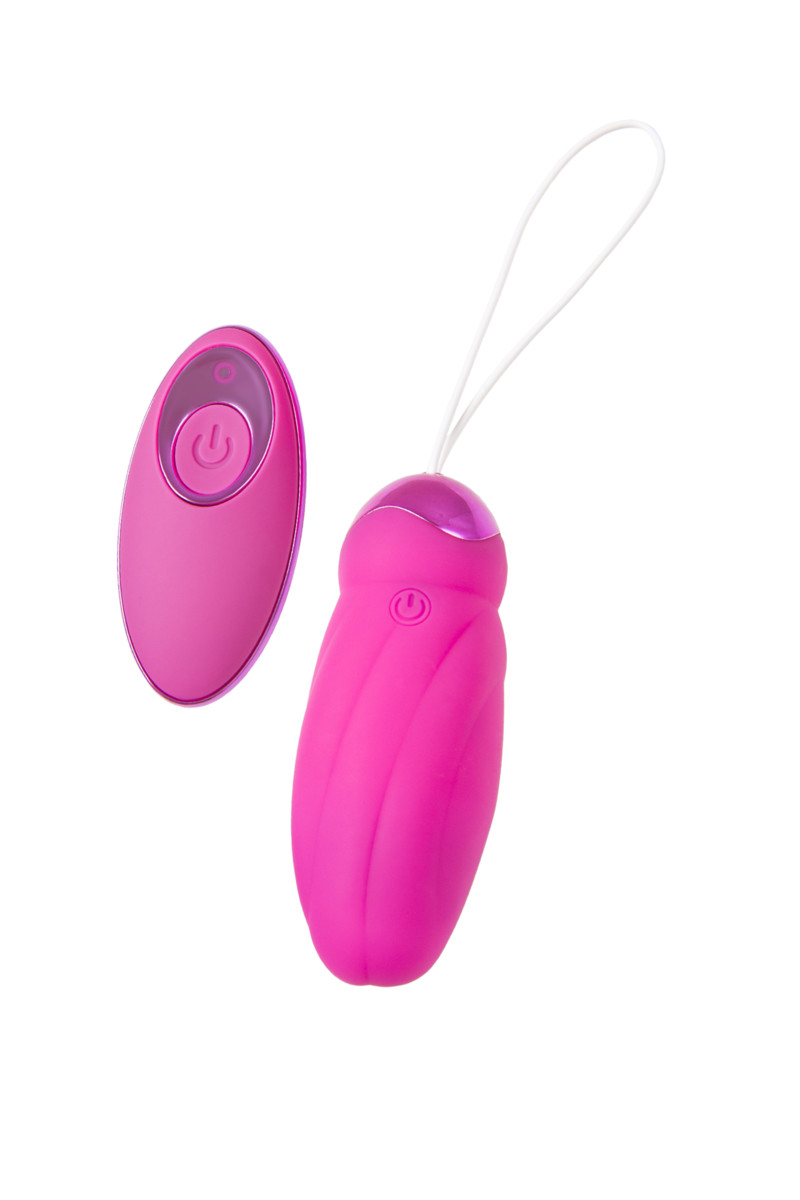 картинка Виброяйцо с пульсирующими шариками JOS Circly, силикон, розовое, 9 см от магазина ErosMania