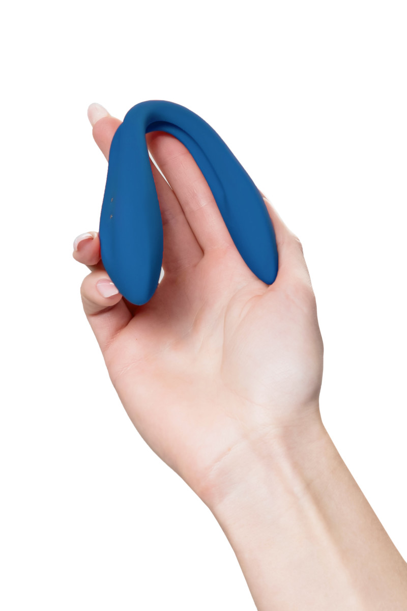 картинка Многофункциональный вибратор для пар Satisfyer Elastic Game, синий от магазина ErosMania