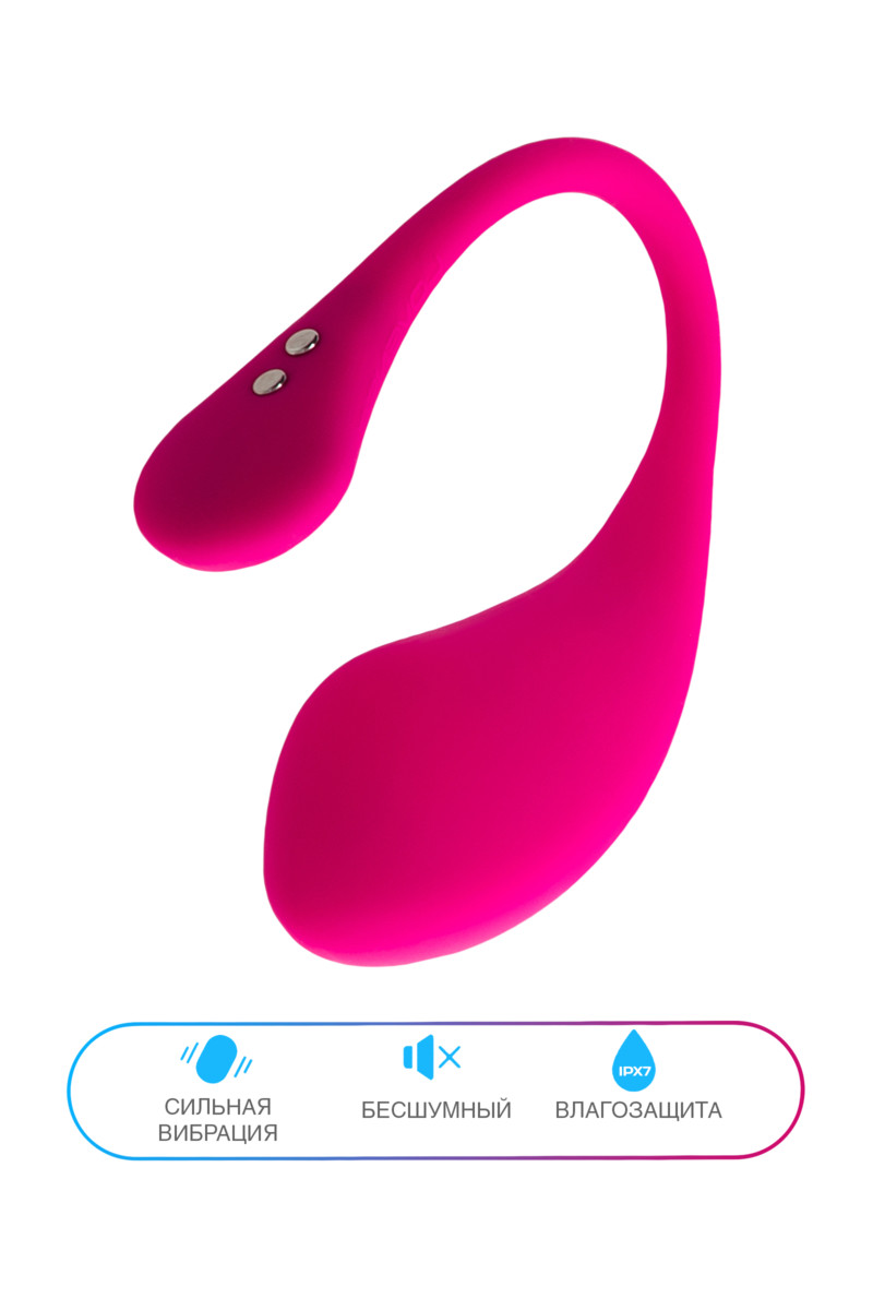 картинка Виброяйцо LOVENSE Lush 3, силикон, розовый, 18 см от магазина ErosMania