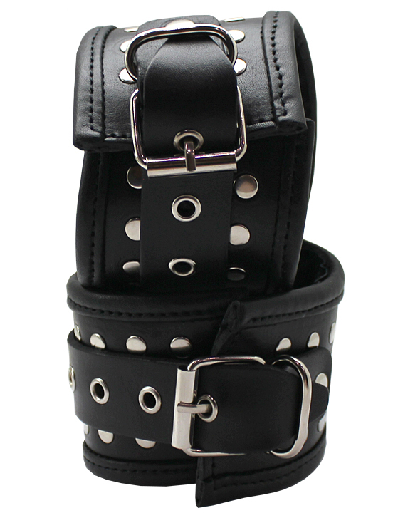 картинка Наручники фигурные, чёрные от магазина ErosMania