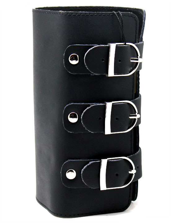 картинка Манжета, 3 застёжки, чёрная от магазина ErosMania