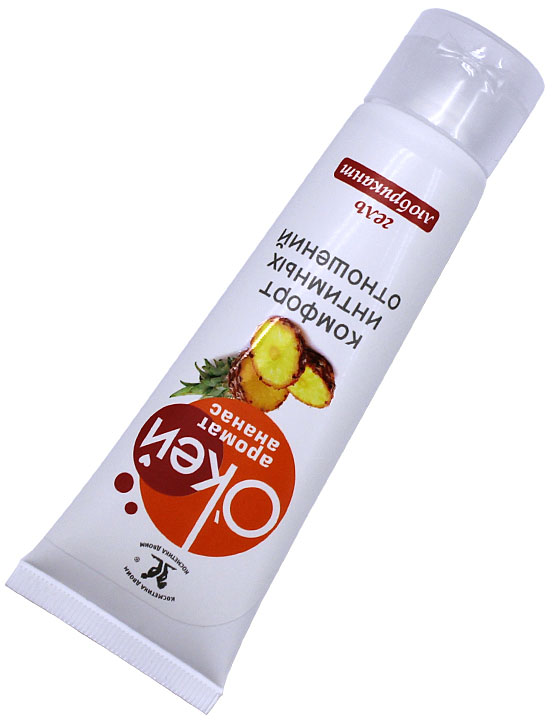 картинка Гель-смазка «О'кей аромат ананас», 50 г от магазина ErosMania