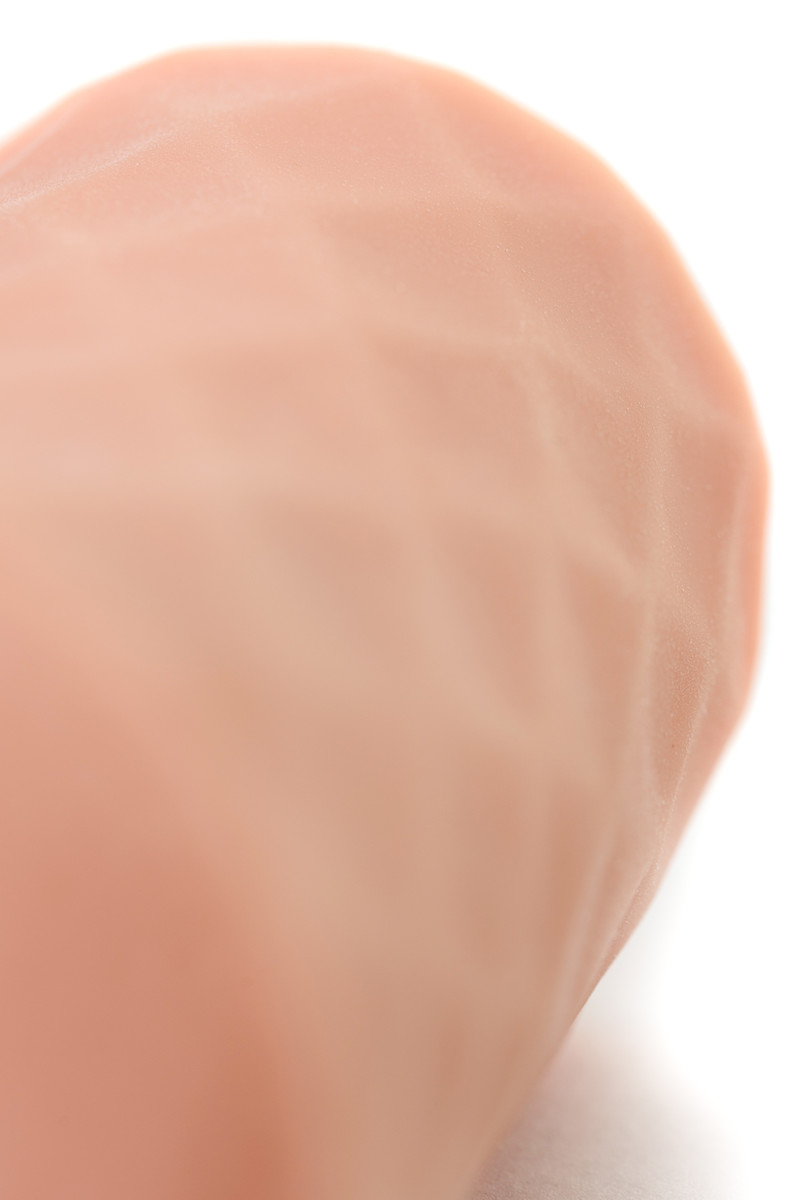 картинка Мастурбатор реалистичный KOKOS ELEGANCE.007 с вибрацией, TPR, телесный, 16 см от магазина ErosMania