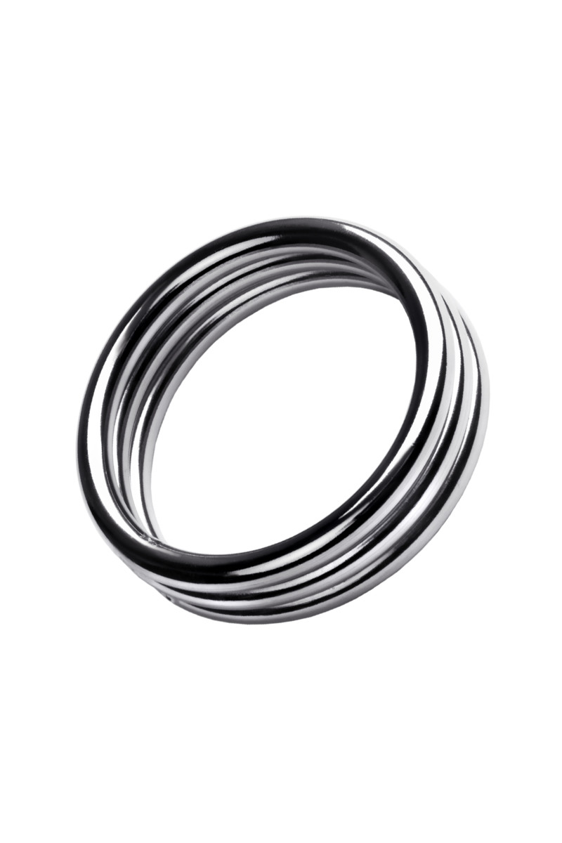 картинка Кольцо на пенис TOYFA Metal, серебряное, Ø 4,3 см от магазина ErosMania