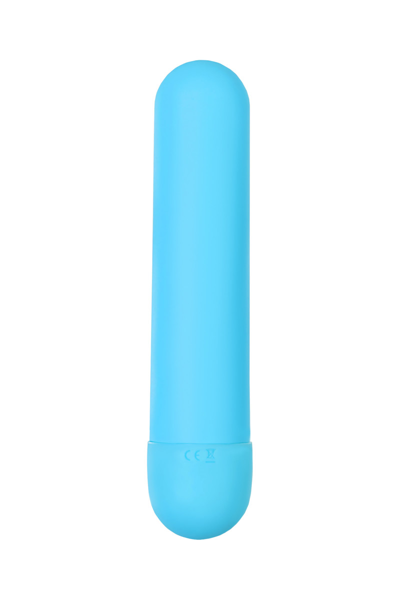 картинка Вибропуля A-Toys by TOYFA MURR, силикон, голубой, 10 см от магазина ErosMania