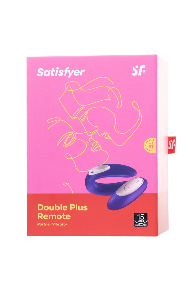картинка Вибромассажёр для пар Satisfyer Double Partner Plus Remote от магазина ErosMania