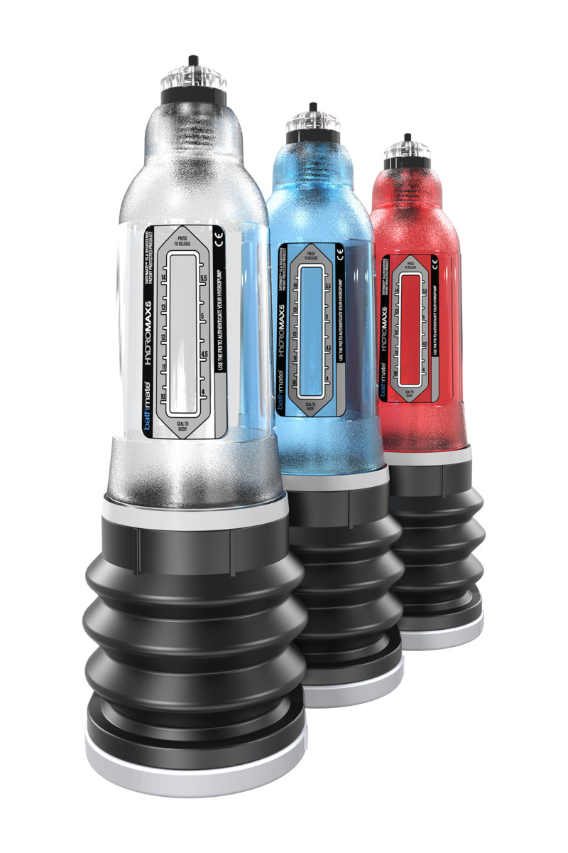 картинка Помпа для пениса Bathmate HYDROMAX5, ABS пластик, голубая, 26 см (аналог Hydromax X20) от магазина ErosMania