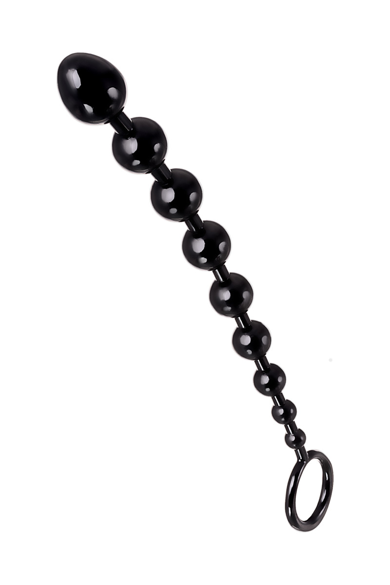 картинка Анальная цепочка A-Toys by TOYFA Talis, TPE, черный, 28,3 см от магазина ErosMania