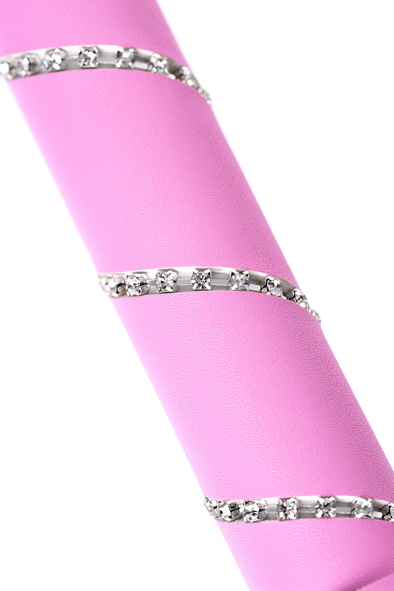 картинка Флоггер Anonymo #0006, PU кожа, розовый, 64 см от магазина ErosMania