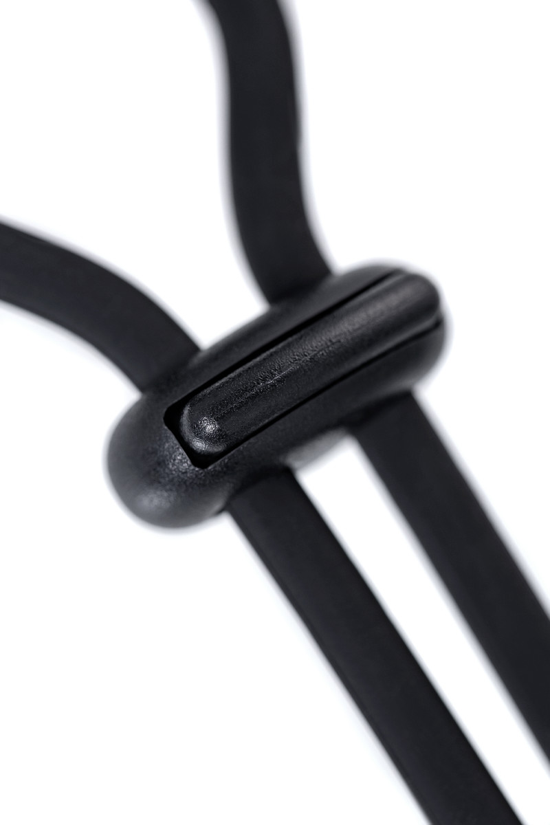 картинка Лассо на пенис A-toys by TOYFA Jat, силикон, черное, 14 см от магазина ErosMania