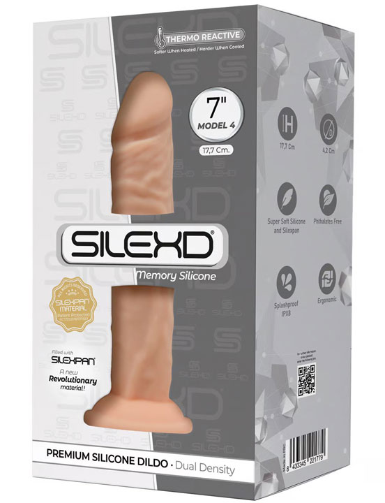 картинка Фаллоимитатор SILEXD Model 4, телесный, 7 от магазина ErosMania