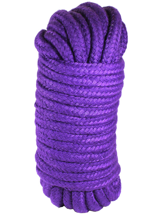 картинка Верёвка для бондажа и декоративной вязки, фиолетовая, 10 м от магазина ErosMania