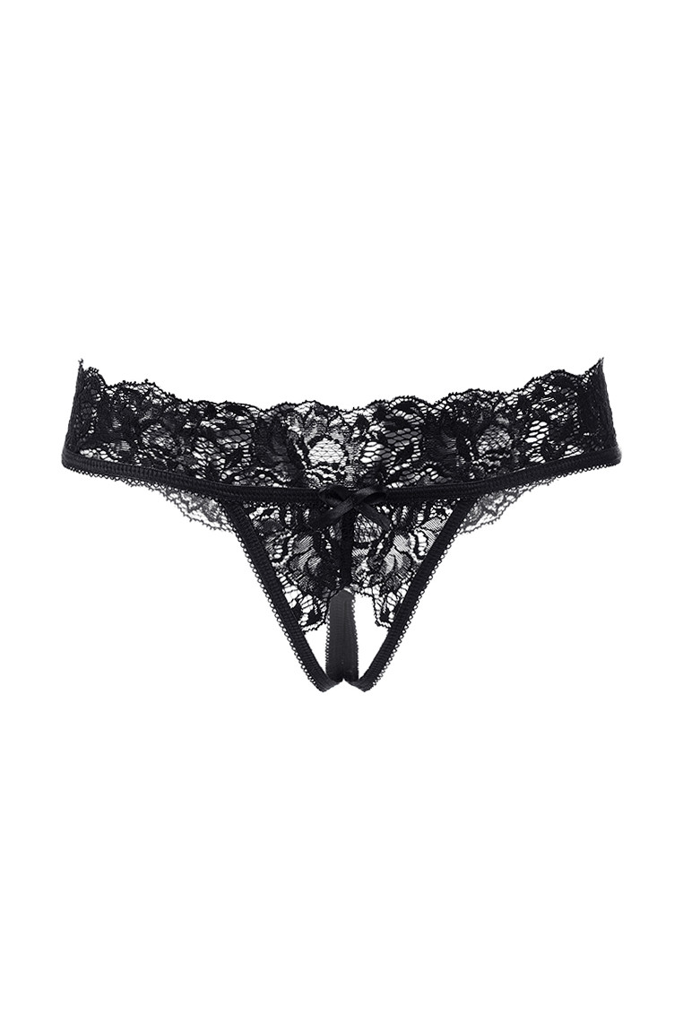 картинка Эротические трусики Erolanta Tarja, черный (42-44) от магазина ErosMania
