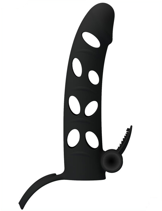 картинка Насадка с вибрацией и дополнительной стимуляцией, 152 мм от магазина ErosMania