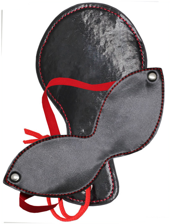 картинка Хлопушка круглая и маска в подарок, 95x170 мм от магазина ErosMania