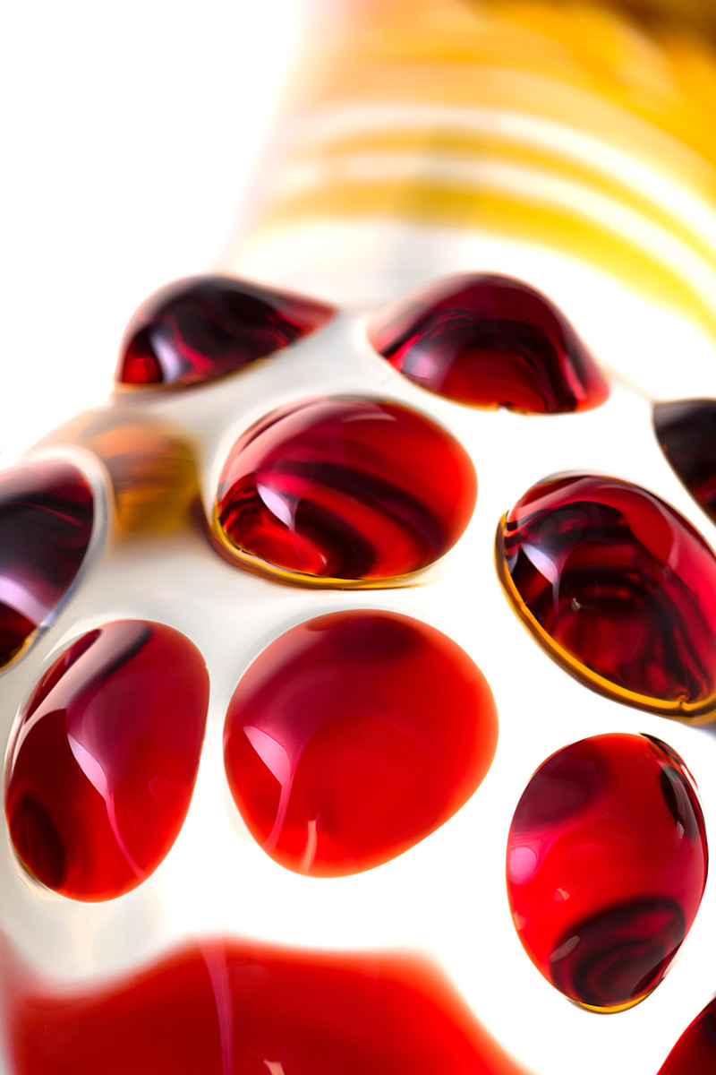 картинка Двусторонний фаллоимитатор Sexus Glass, стекло, прозрачный, 18 см от магазина ErosMania